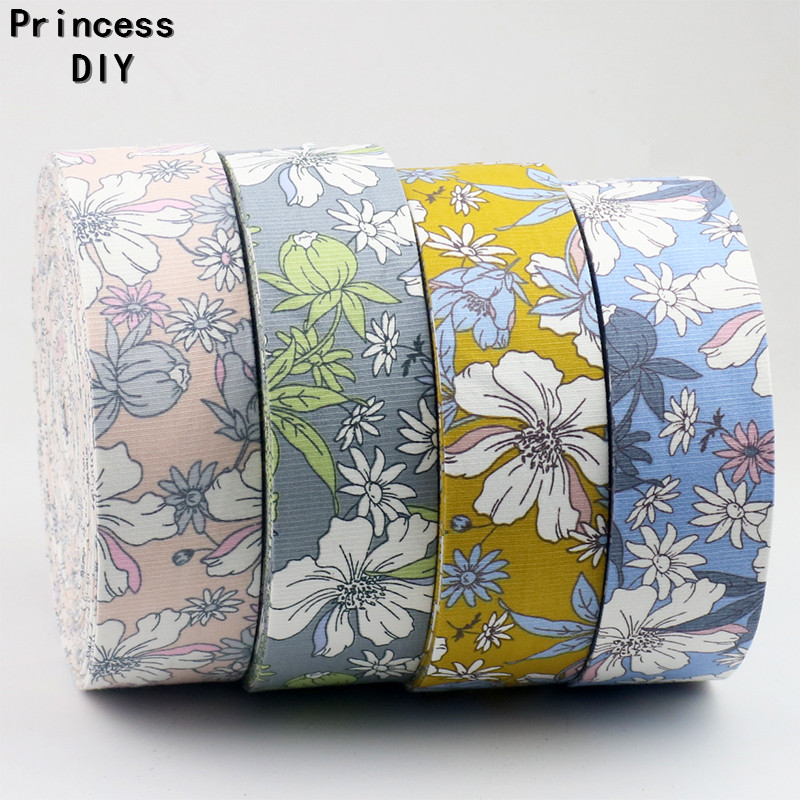 5M / Lot 10 25 50mm  ڵ ̾ μ   ڵ ũƮ  DIY Dog Collar Hair Bowknot Accessories Trim/5M/Lot 10 25 50mm Jewelry Making Cord Bias Printe